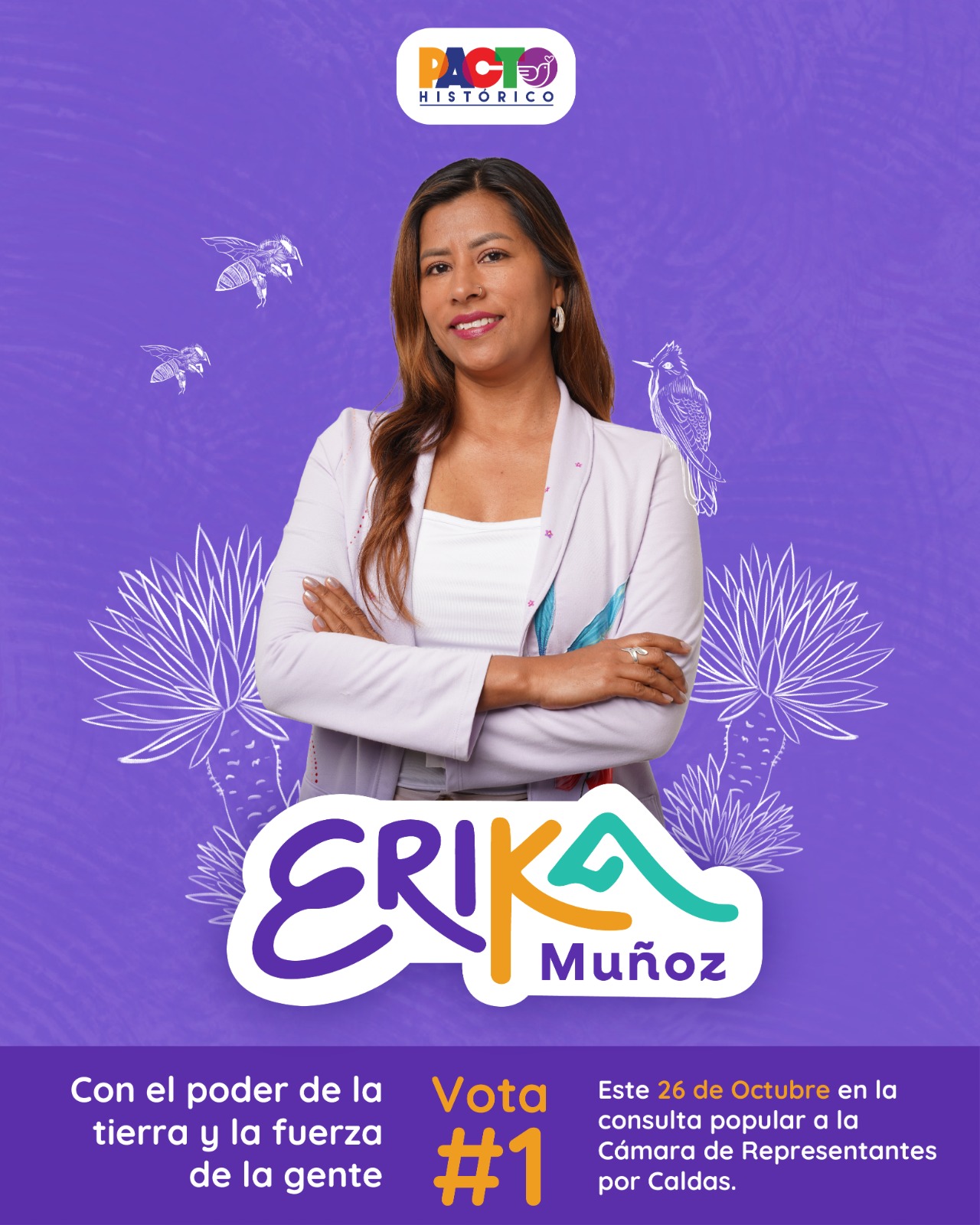 Erika Muñoz en Aguadas